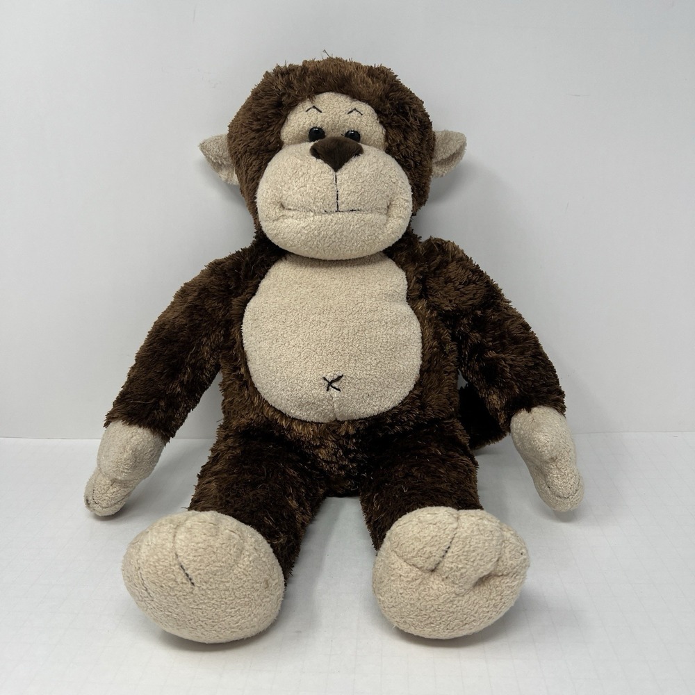 Build A Bear Brown Monkey Plush Retired 18 Stuffed Animal BAB Soft Toy Cute